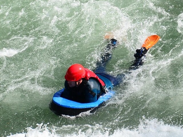 Riverboarding