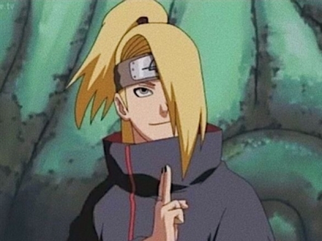 Eu fui até o deidara e defende ele pedi pra o Itachi param com a briga

Eu: Itachi para de bater no deidara por favor eu não quero que ele se machuque

Itachi: af tá bom namorada (o) do deidara! sorte que sua namorada (o)te salvou sua vida.

Deidara:😡💢🗯️ obrigada por me ajudar