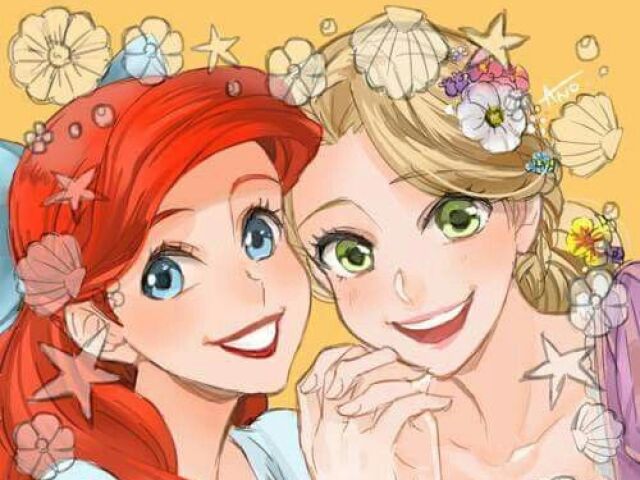 Você é a Rapunzel ou Ariel? 🌈❤️