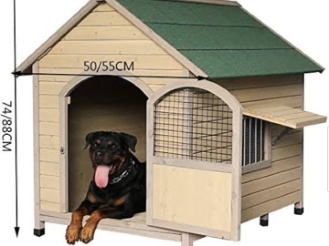 Casa para perro exterior