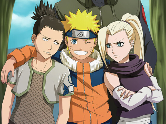 Naruto, Ino e Shikamaru