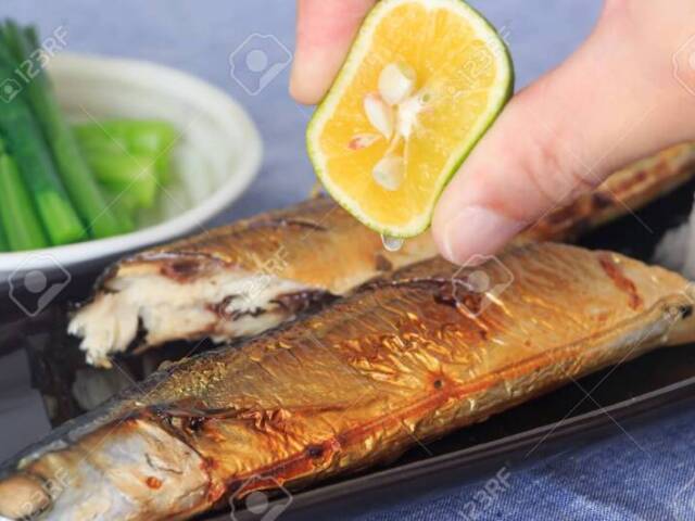 salt-grilled saury