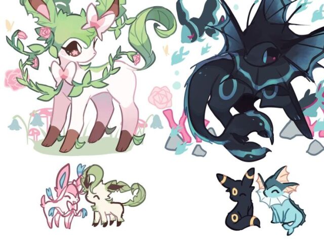 Sylveon + Leafeon