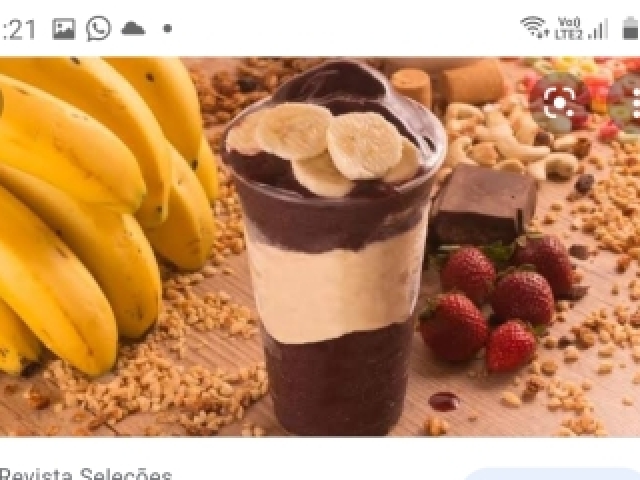 Açai com nutella