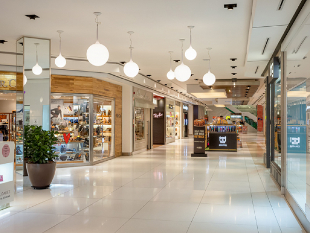Até o shopping fazer compras
