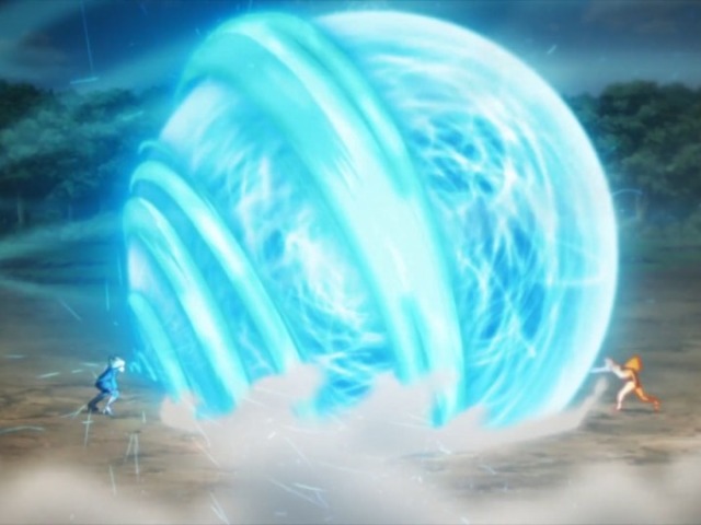 Super rasengan Uzumaki.