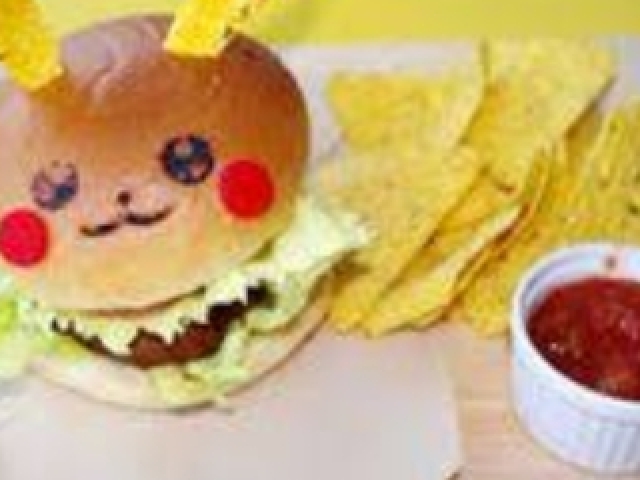 Hamburger do pikachu