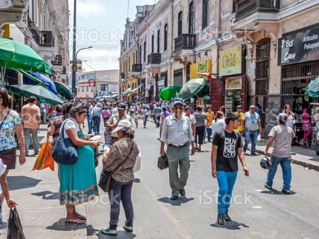 Rua movimentada