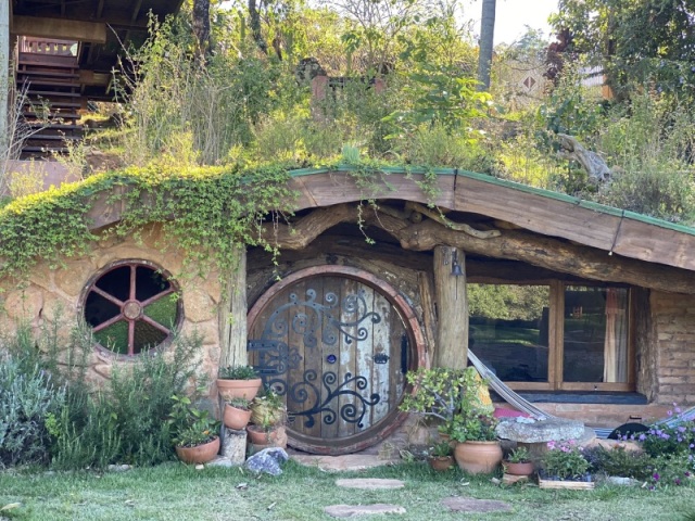 Uiii que chique casa de hobbit