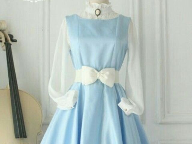 (o vestido é longo)