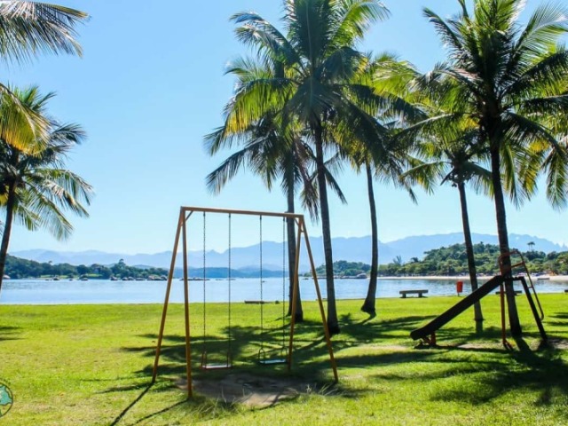 Perto de uma praia