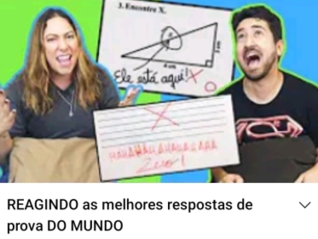 REAGINDO as melhores respostas de prova DO MUNDO