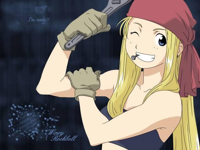 Winry, mecânica e difusora