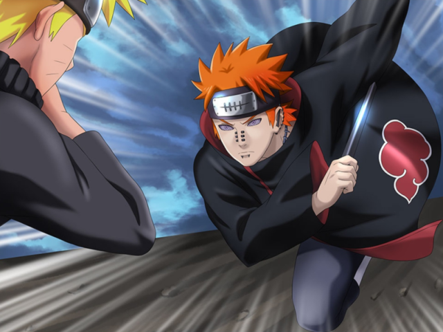 naruto vs pain