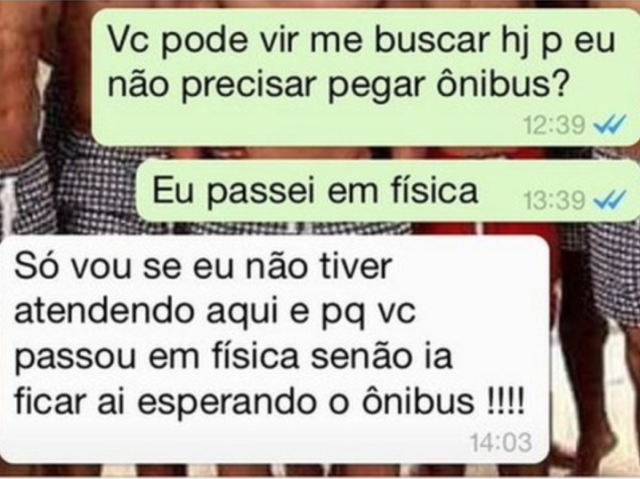 “Filho você tirou o lixo? Boa noite família”