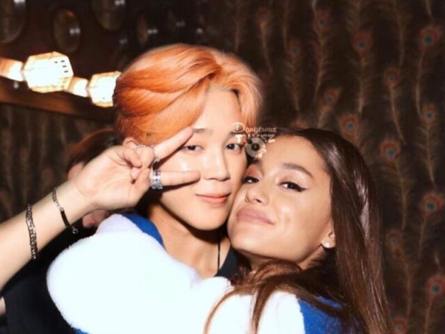 Ariana e Jimin.