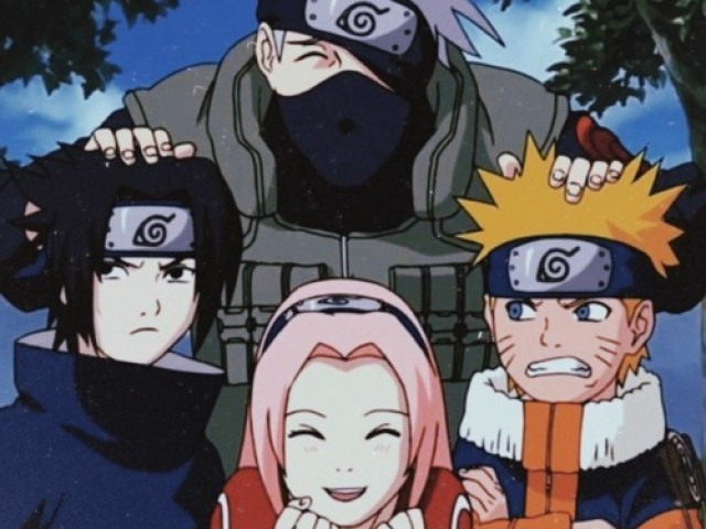 Naruto, Sasuke, Sakura e Kakashi