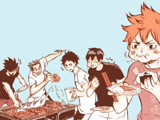 Yamaguchi, tendou, kenma,kageyama, miya,reki,kirishima, tamaki etc