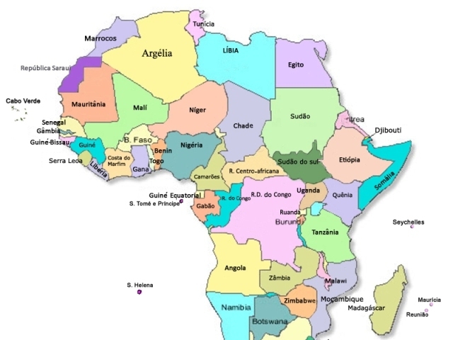 Quiz sobre os países e capitais da África