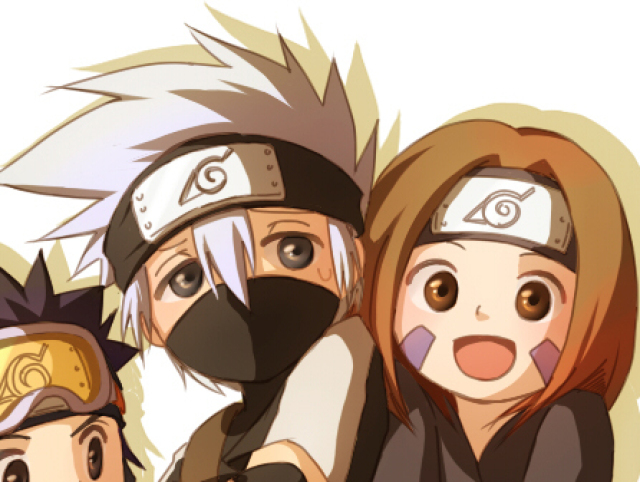 Kakashi e Rin.