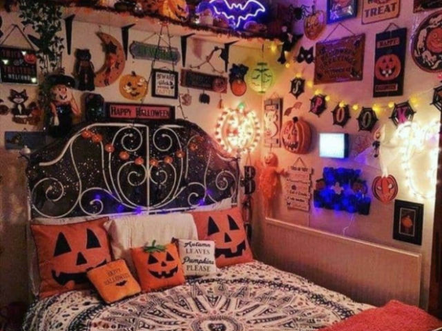 agora nosso famoso quarto de Halloween