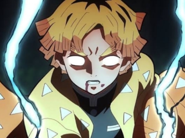 Zenitsu Agatsuma.