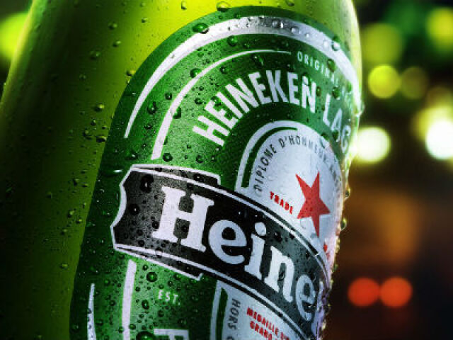 Heineken, uma cerveja de origem holandesa.