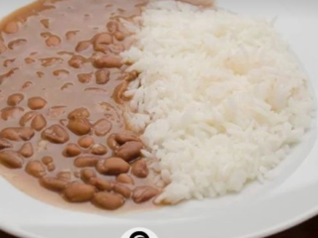 Arroz e feijão