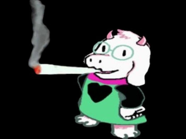 ralsei bufando um paiero