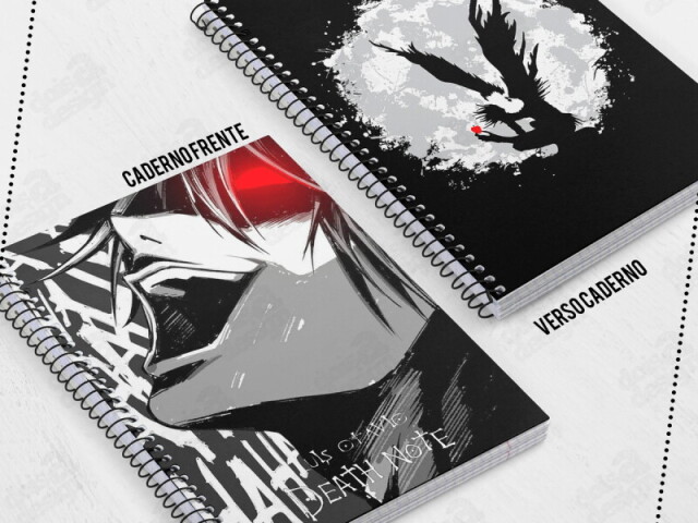 pra quem NÃO sabe É DE Death Note e aparece frente e verso