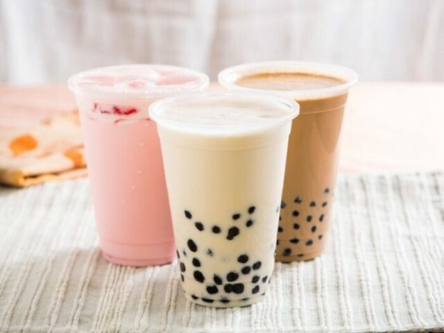 Bubble Tea em copos normais, é simples porém lindo!