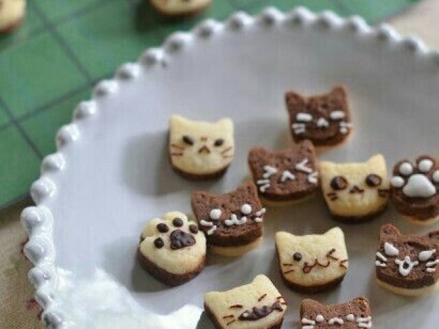 Biscoitos de gatinhos!