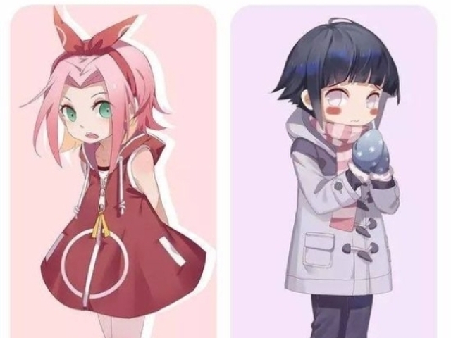 Você é mais Sakura ou Hinata?