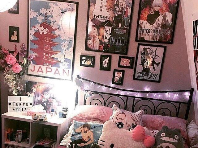 Fofo estilo anime
(Eu iria adorar um quarto desse)