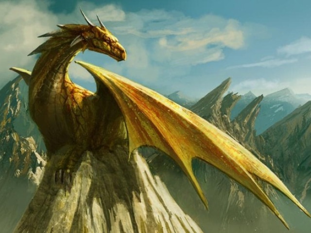 Dragão Dourado (ouro)