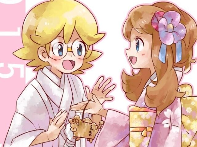 Clemont e Serena!