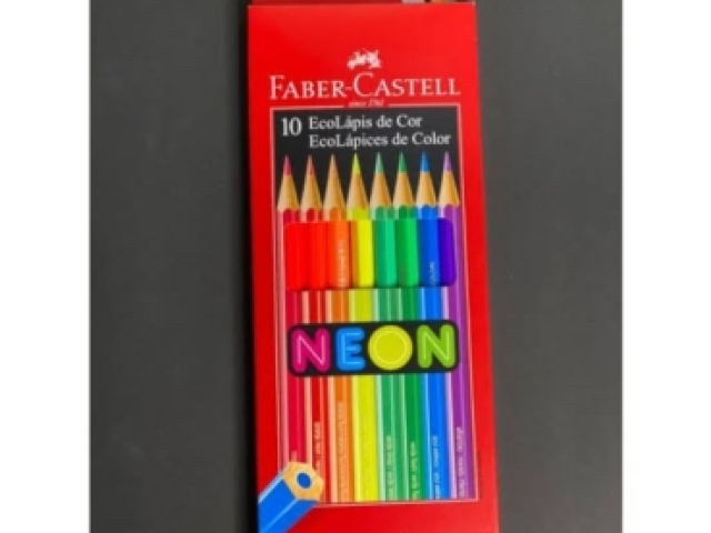 10 cores neon faber castell