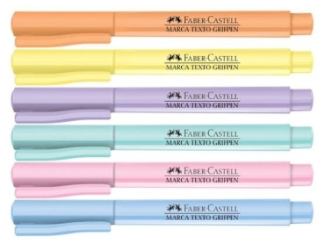 6 cores faber castell