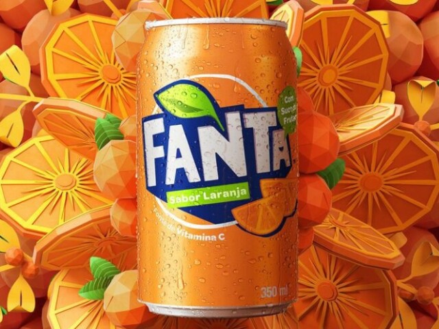 Uma Fanta Laranja pra refrescar nesse calor do Caraí.