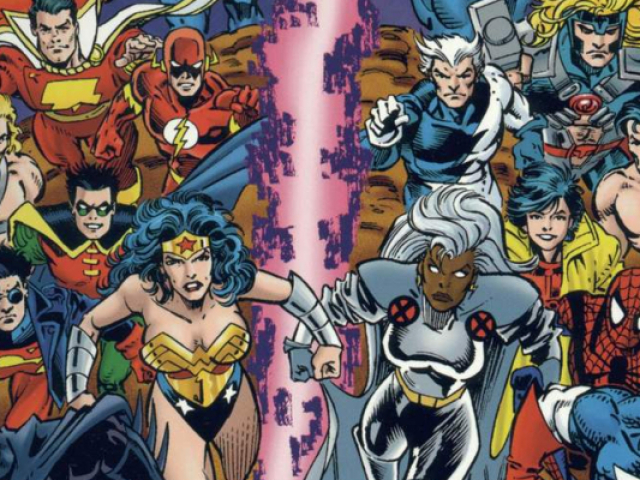 50% Marvel. 50% DC