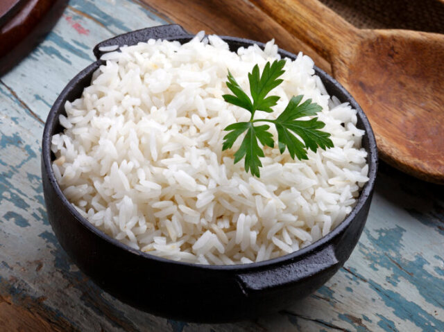 Arroz branco, normal