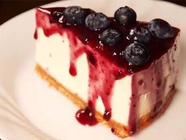 cheesecake de frutas vermelhas