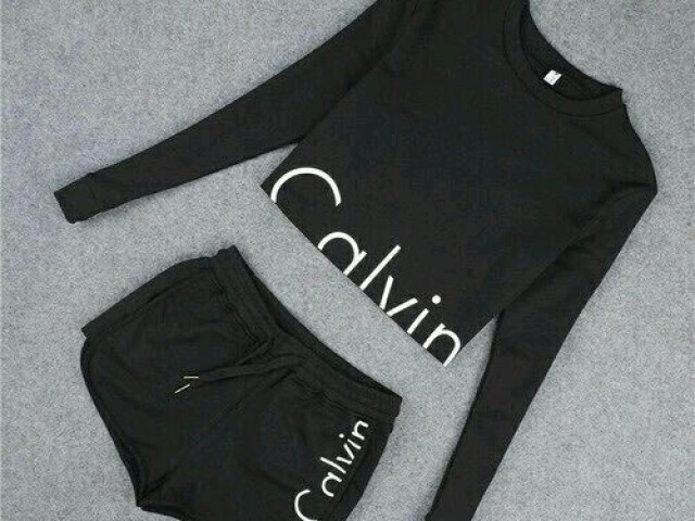 Conjunto com manga longa da Calvin klein