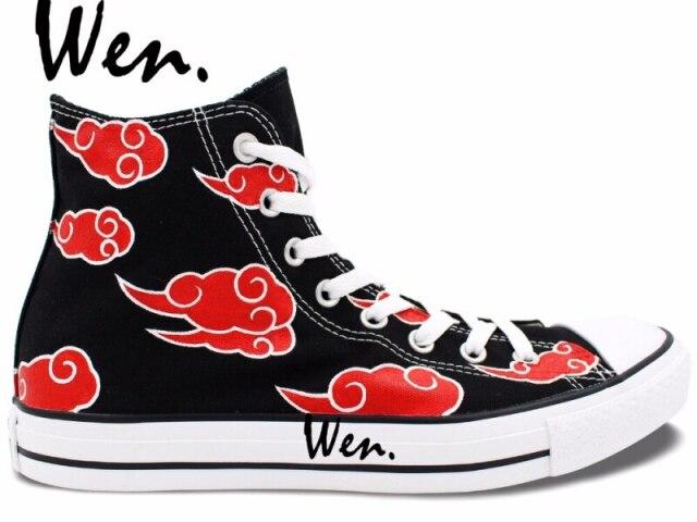 Tenis da akatsuki (eu dormia com esse tênis se eu tivesse)