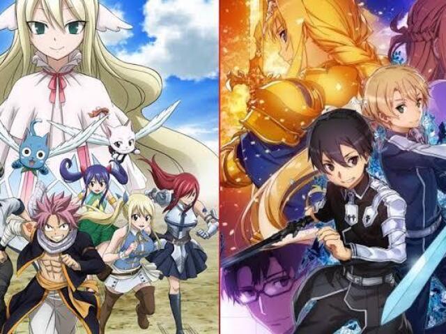 Fairy tail, sword art online