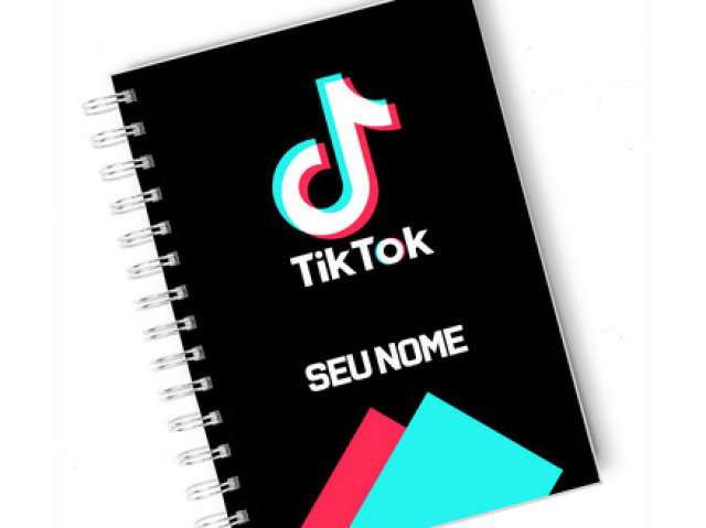 Caderno personalizado Tiktok