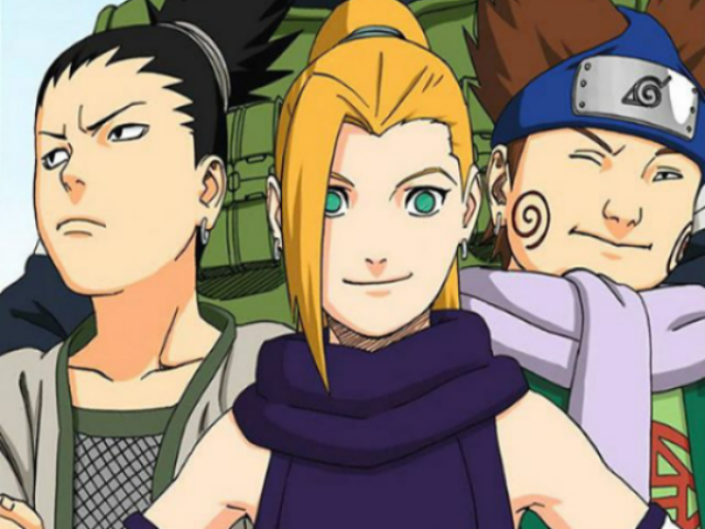 Equipe 10: Ino, Shikamaru e Choji