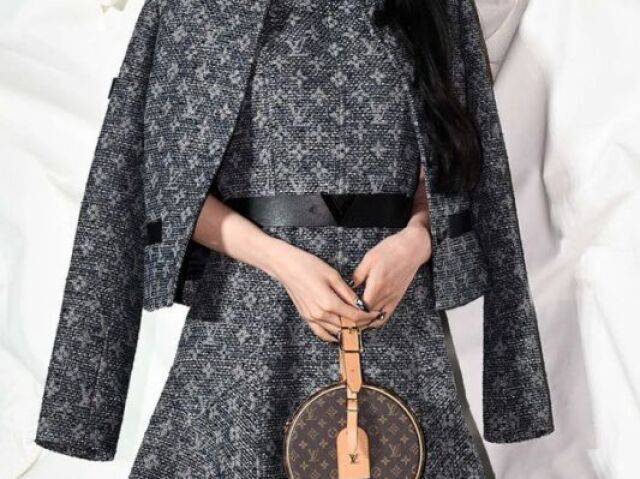 Vestido de jaqueta da louis vuitton