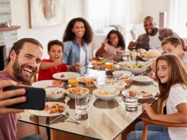 Almoço de domingo com a família