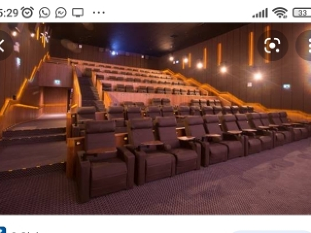 A sala de cinema conserteza